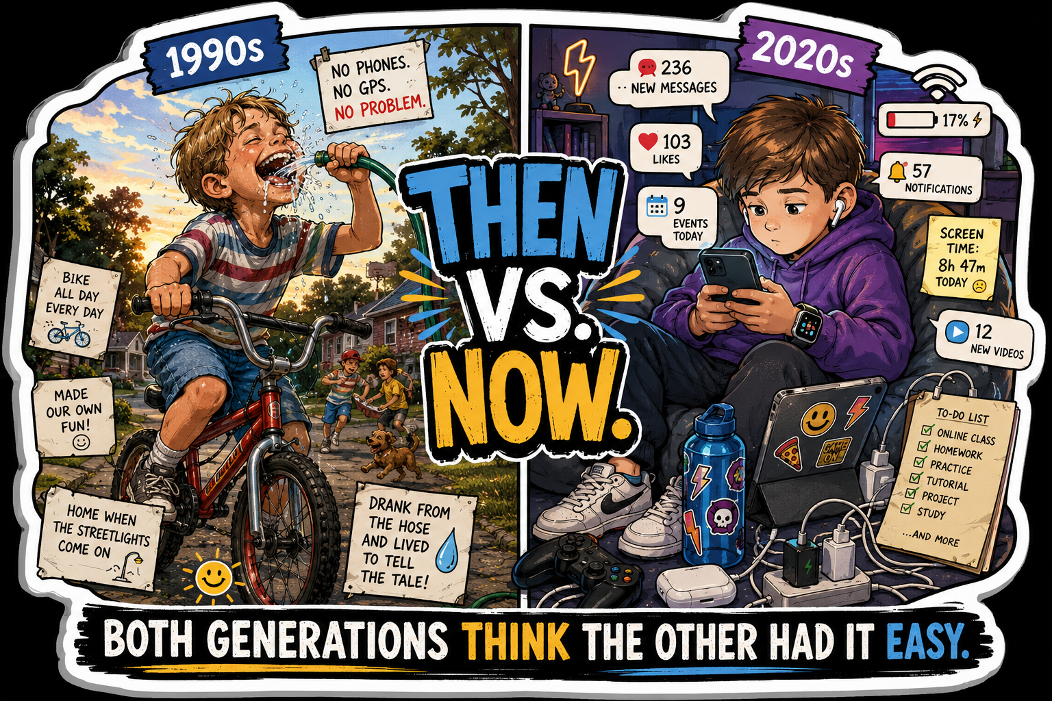 THEN VS. NOW