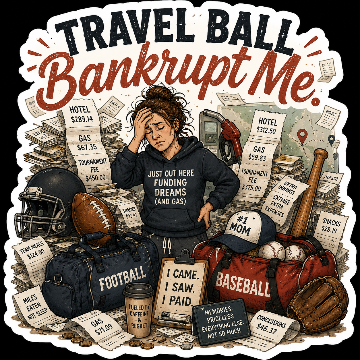 Travel Sports Bankrupt Me (Football & Baseball Edition)